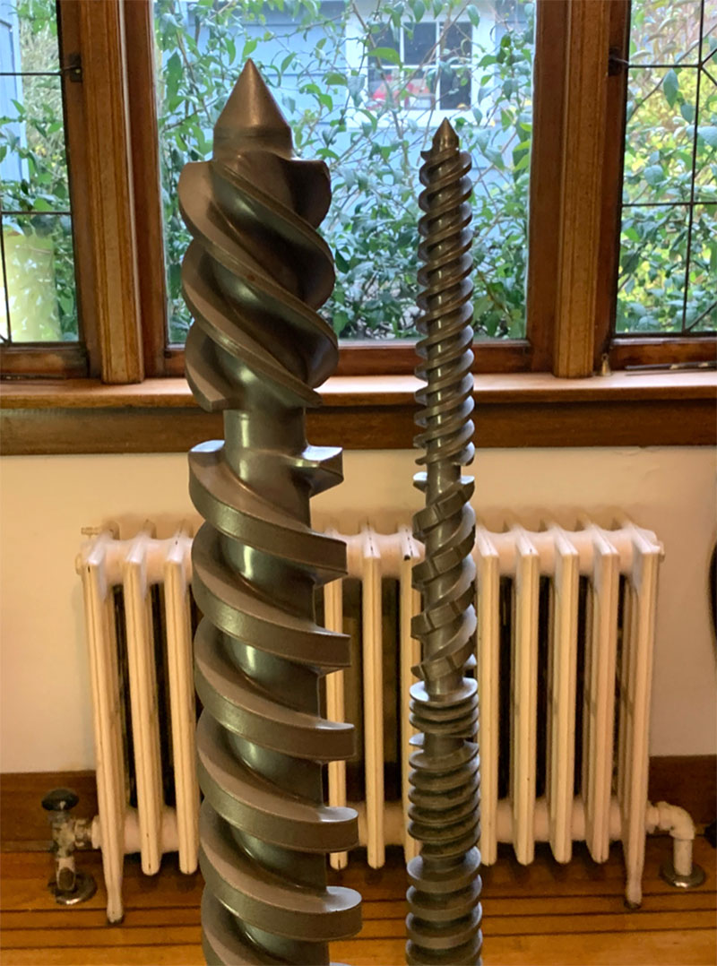 Extrusion sculptures