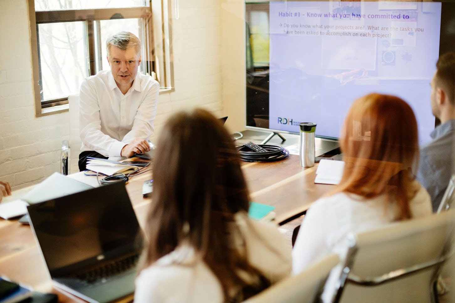 Alex Lukachko leads an interdisciplinary team at RDH Building Science Inc.; Photo by Nelson Mouellic/RDH.